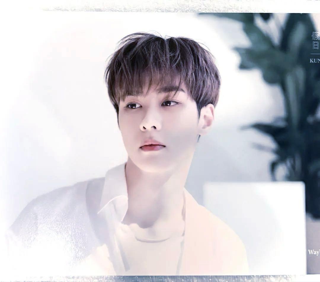 直筆サイン　威神V WayV クン 钱锟 亲笔签名　当選 ポラロイド 大量トレカ