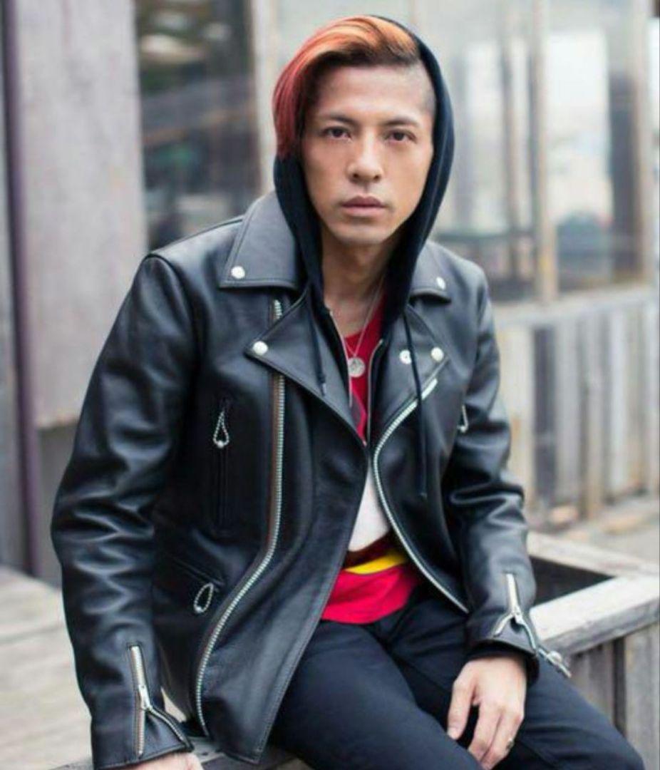 Kj着 COOTIE クーティー ダブルライダースジャケット 茶芯 - メルカリ