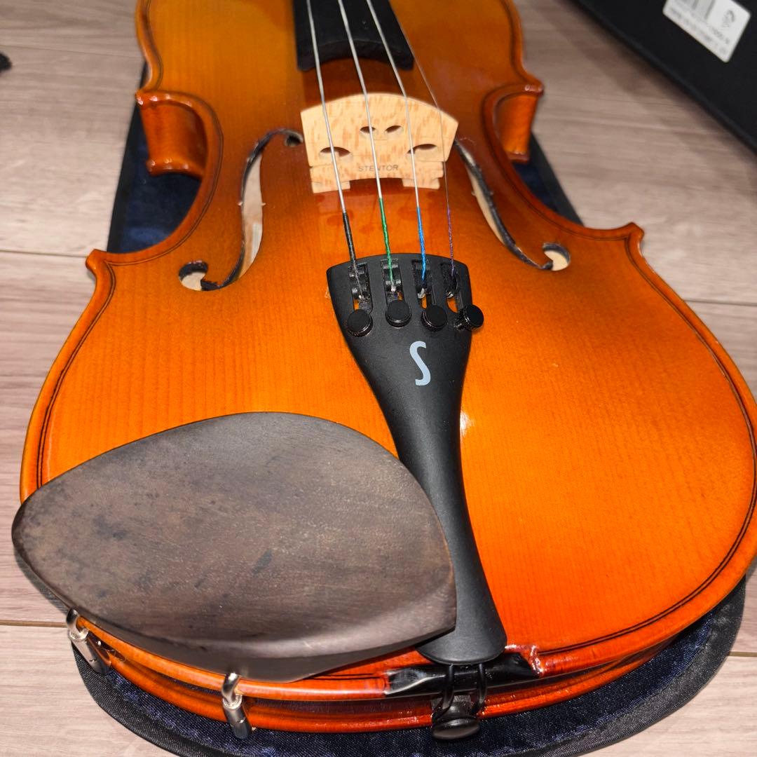 初心者向け バイオリン 15点フルセット SV180BC 4/4 STENTOR