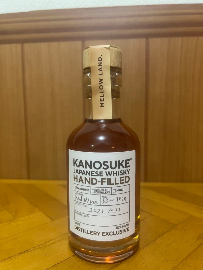 KANOSUKE WHISKY HAND-FILLED ハンドフィル 嘉之介｜嘉之助蒸溜所 Kanosuke
