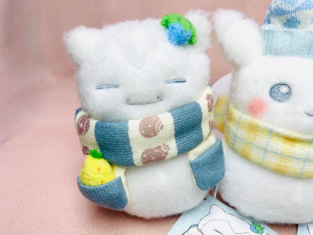 新品タグ付き ポケモン ゆきだるま ピカチュウ ヤドン カビゴン 4体セット