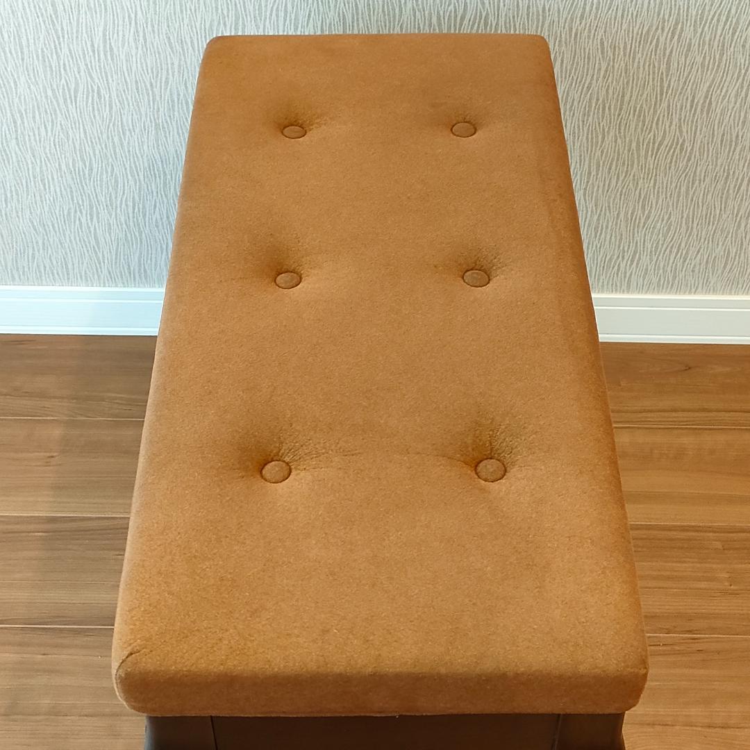 希少　アンティーク　ピアノ椅子　長椅子　猫脚　ベンチタイプ