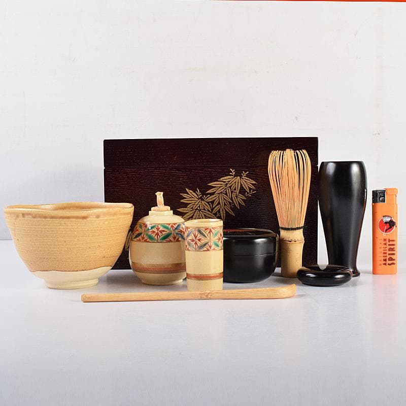 eyeknow74様専用 利休茶箱 棗 茶碗 八点一式 仕覆付 V R7661 - メルカリ