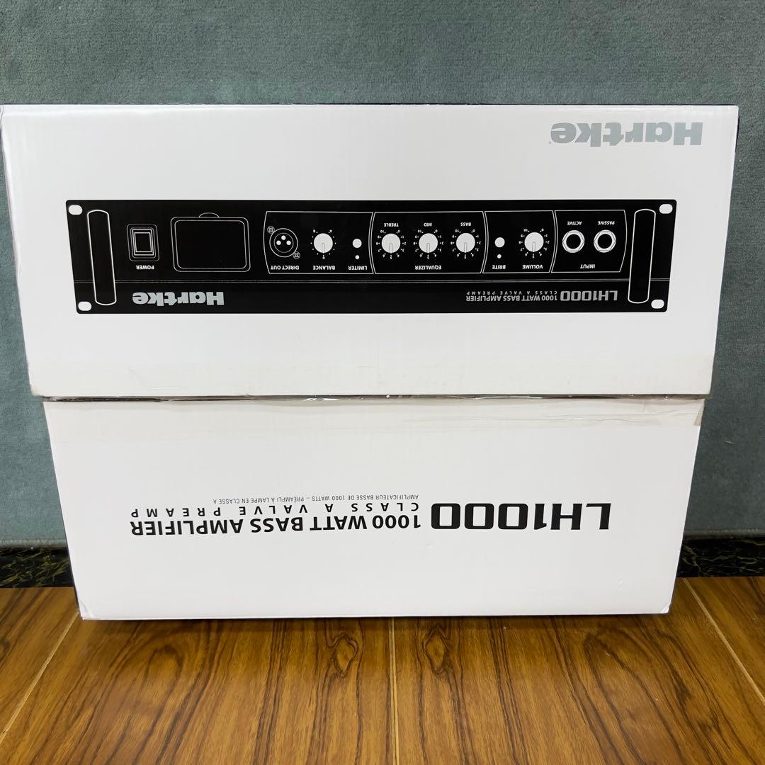 ❶Hartke LH1000 ベースアンプ ❷❸スピーカー➃ラック同時ご購入