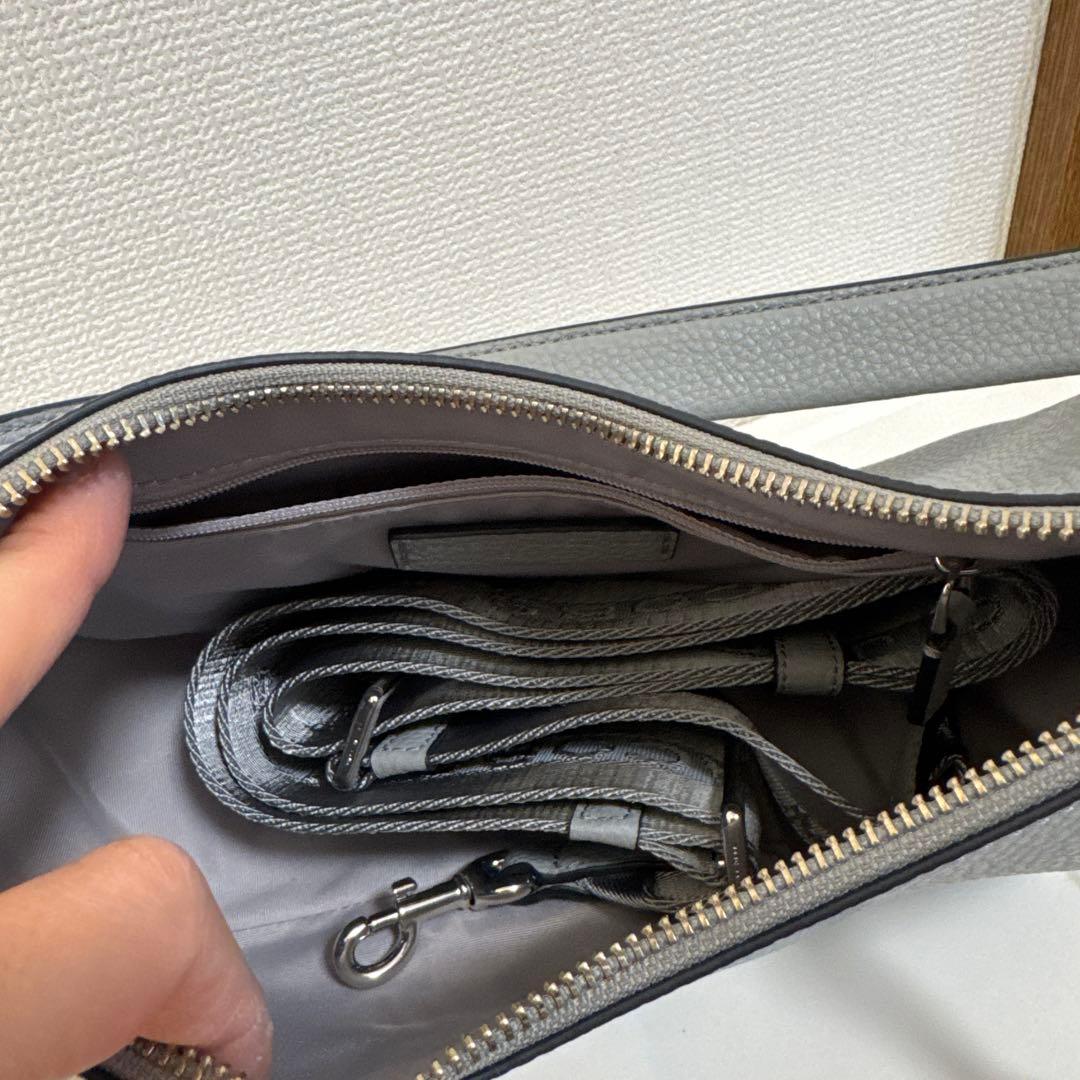 MARC JACOBS グレー 2wayショルダーバッグ