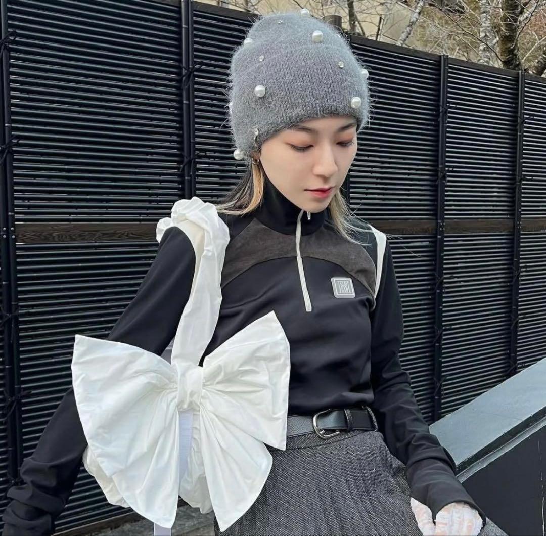 litmus ニット帽 メゾンルルピノット maison lulu pinot - メルカリ