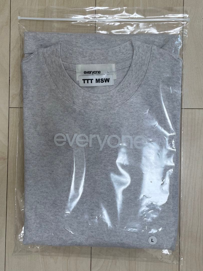 TTT MSW everyone Tシャツ Lサイズ 仁和寺n!ce shop