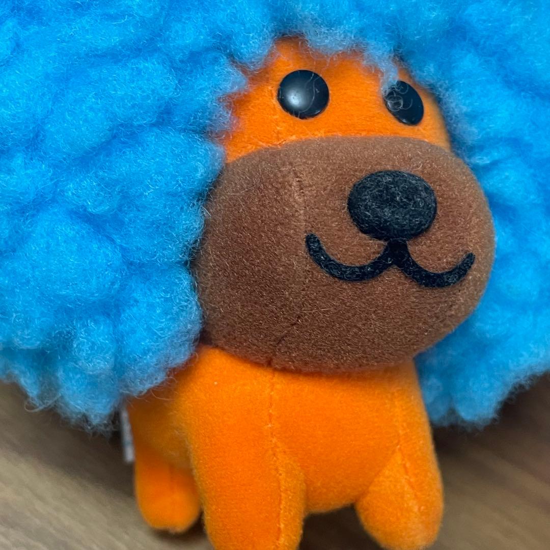 【希少】当時物AFRO アフロ犬 ぬいぐるみ 2体セット 紙タグ付