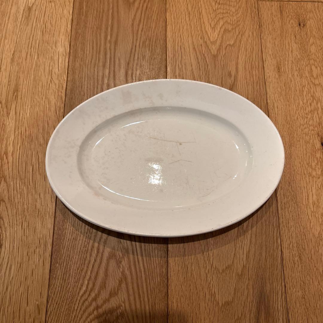 ボルドー窯 フランス アンティーク オーバル リムプレート ボルドー窯 フランス アンティーク オーバル リムプレート Bordeaux