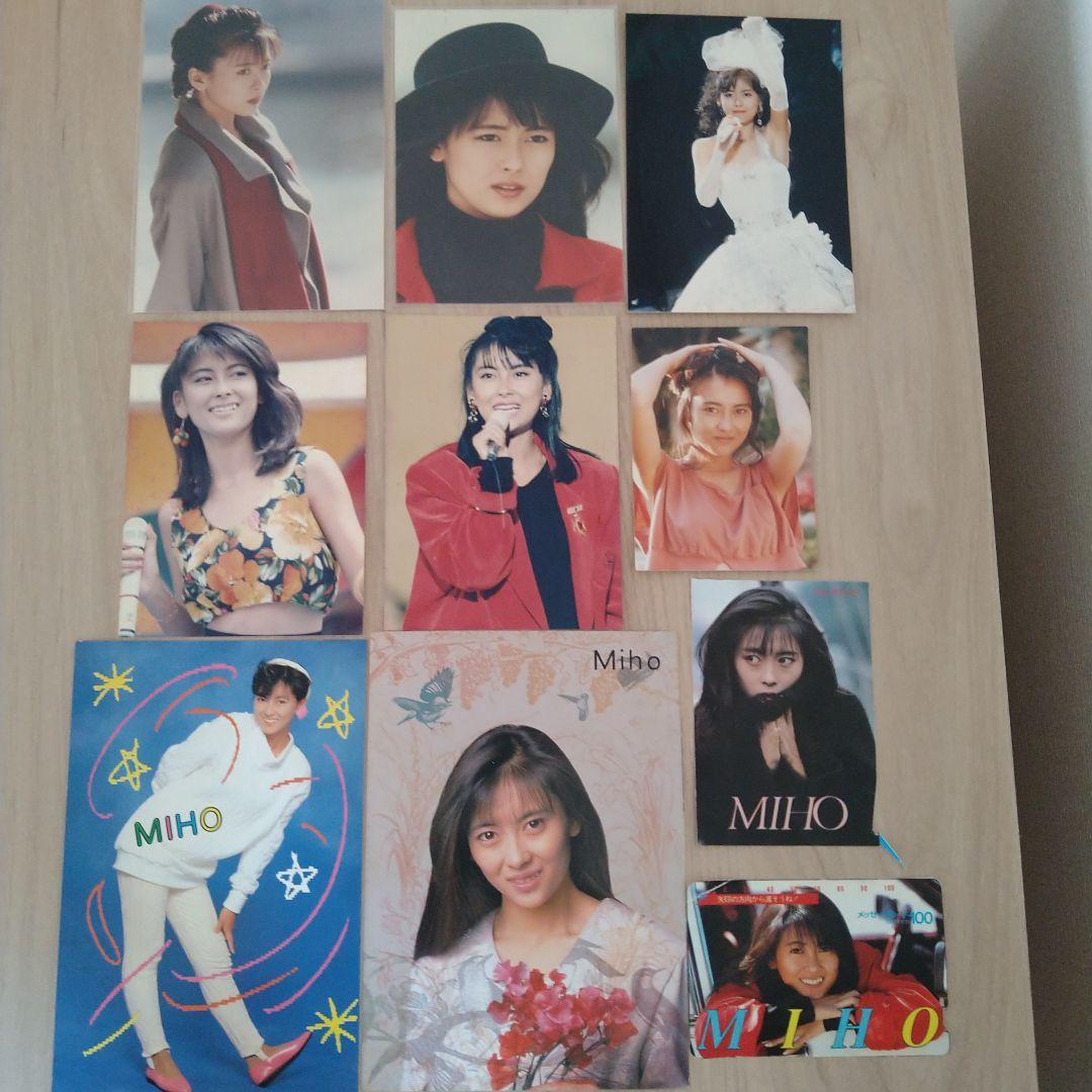 中山美穂　コレクション　1980年代　ラミネートカード　ペンケース etc.