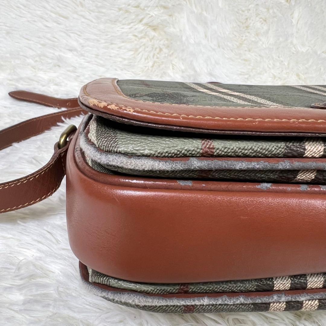 バーバリー ショルダーバッグ ノバチェック シャドーホース ヴィンテージ