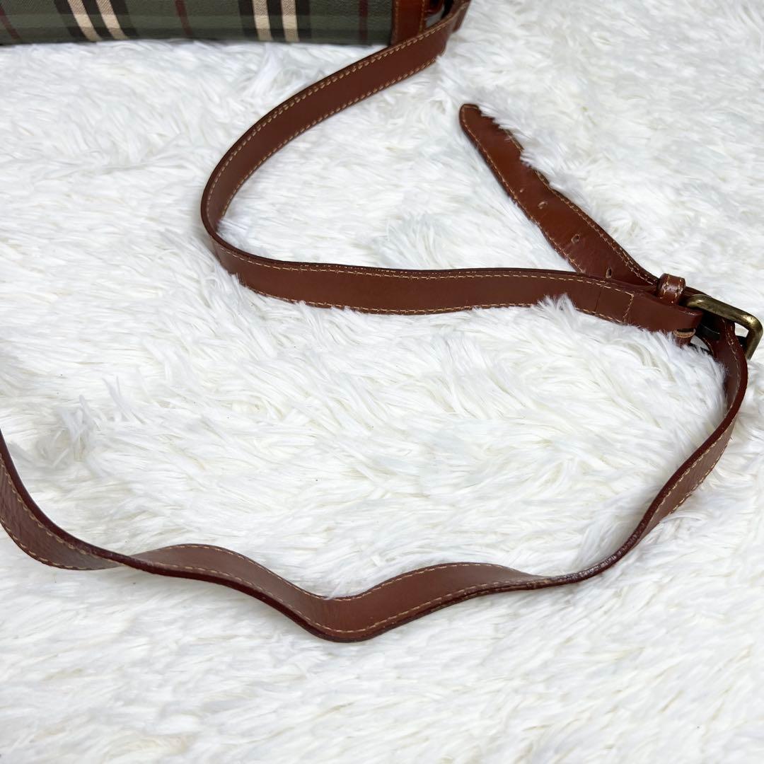 バーバリー ショルダーバッグ ノバチェック シャドーホース ヴィンテージ