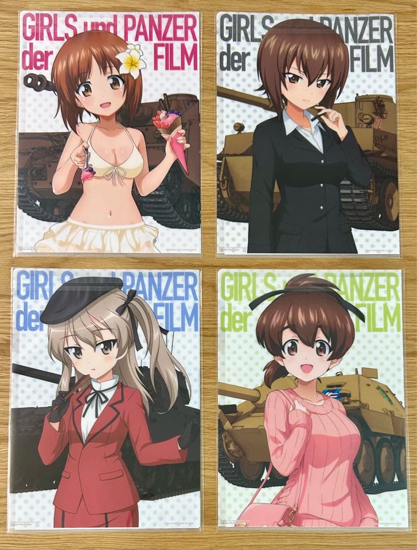 ガールズ＆パンツァー 戦車道大作戦 クリアファイル まとめ売り ガルパン