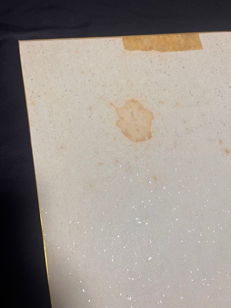 水墨画額　色紙　「花港観魚図　吴青霞」　紙本　肉筆保証