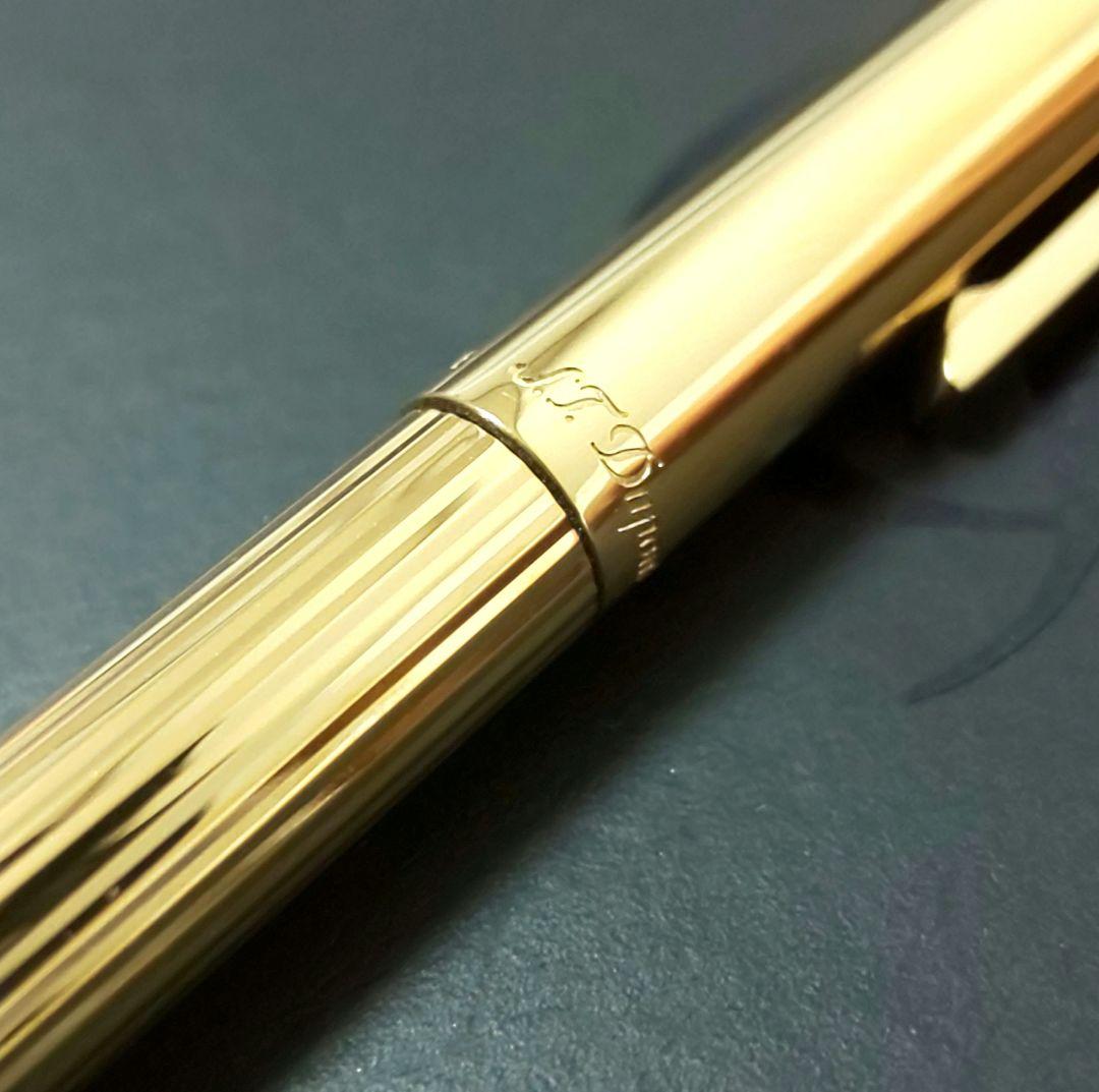 【未使用】S.T.Dupont デュポン ボールペン&シャープペン ゴールド