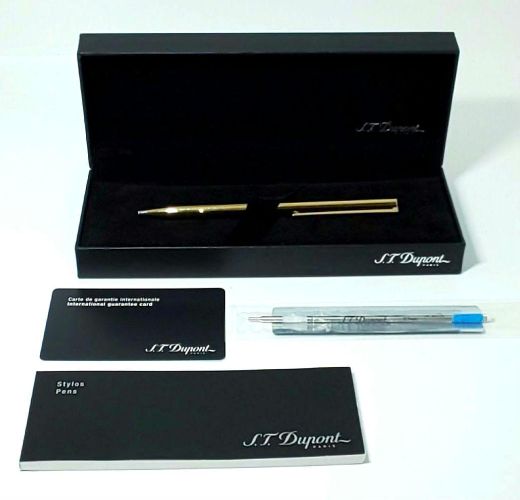 【未使用】S.T.Dupont デュポン ボールペン&シャープペン ゴールド