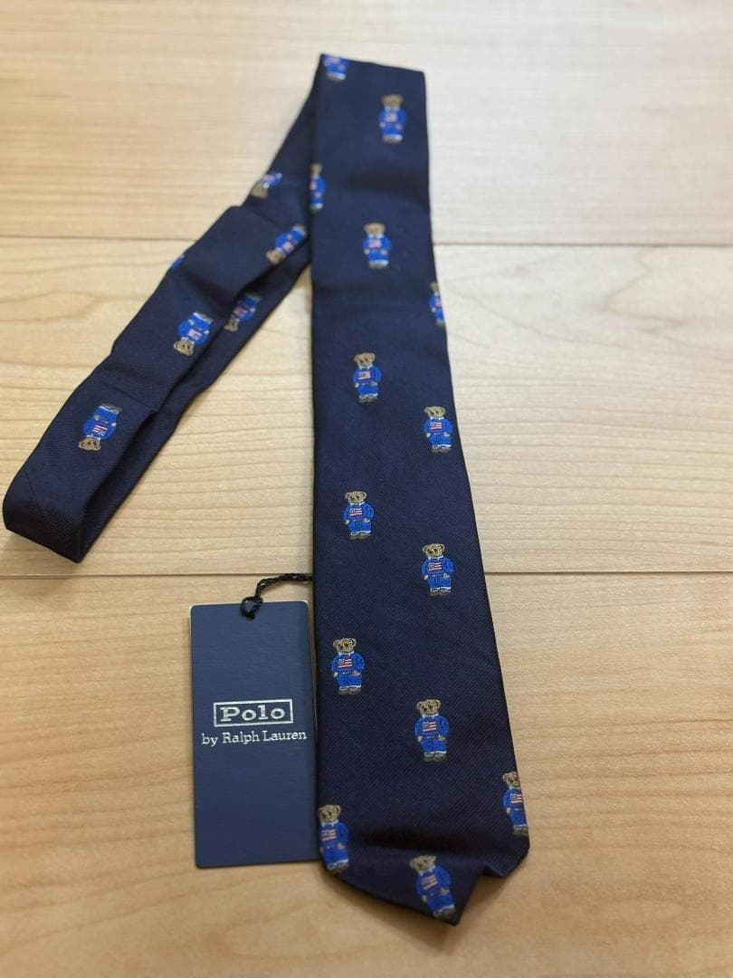 2025ラルフローレン ポロベア ボーイス8－20サイズ ネクタイ イタリア製