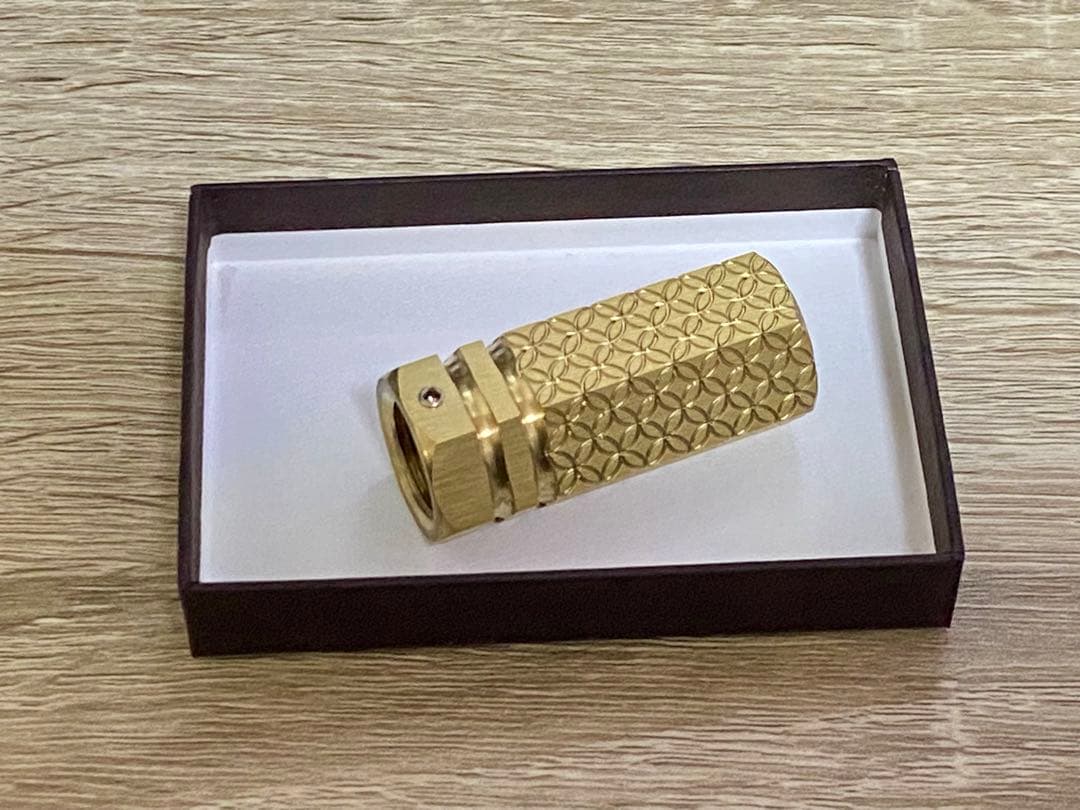 真鍮戦飾 素地 七宝銃口