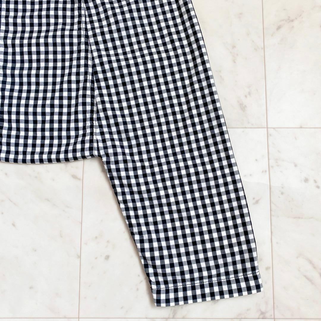 BLACK COMME des GARCONS ギンガムチェックサルエルパンツM - メルカリ