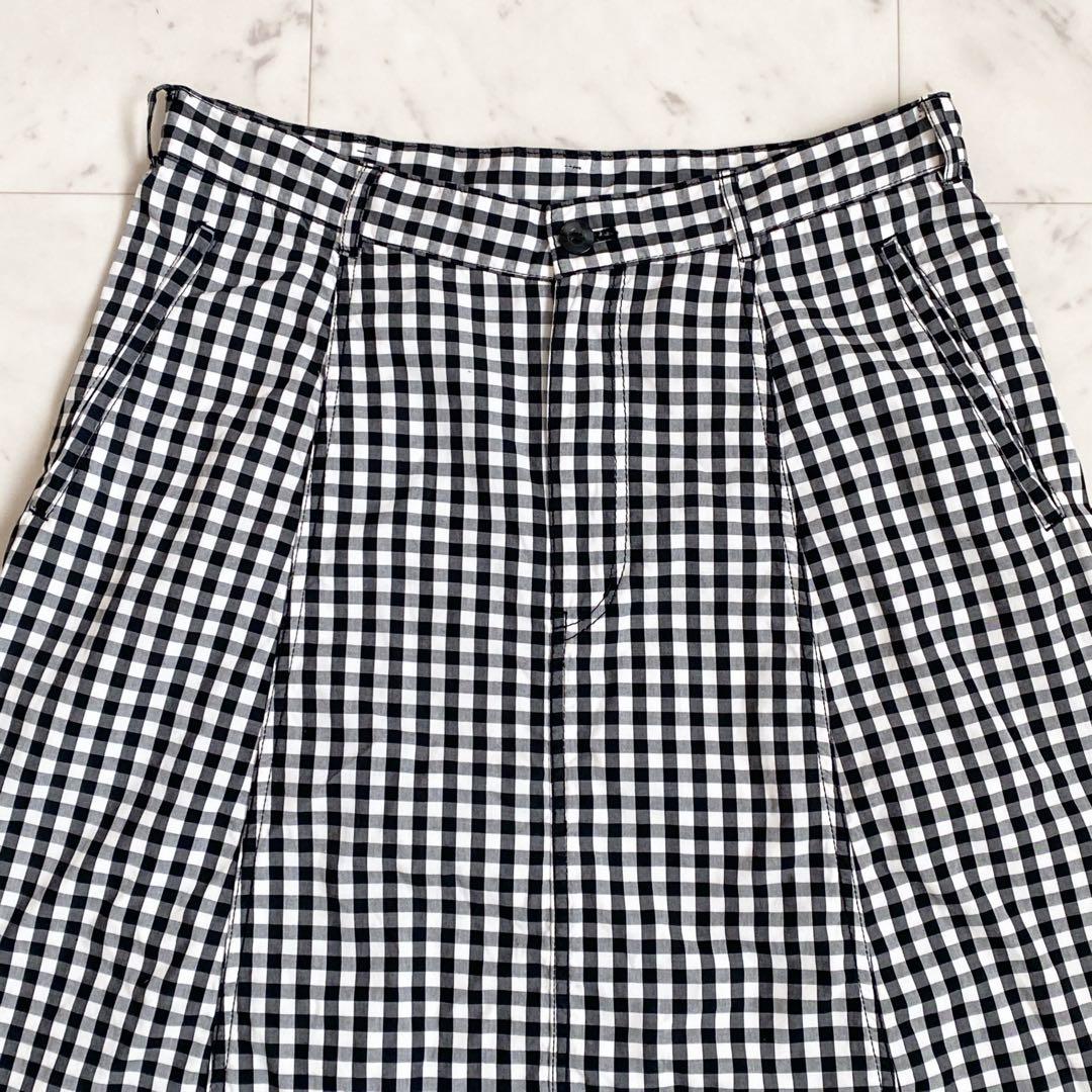 BLACK COMME des GARCONS ギンガムチェックサルエルパンツM - メルカリ
