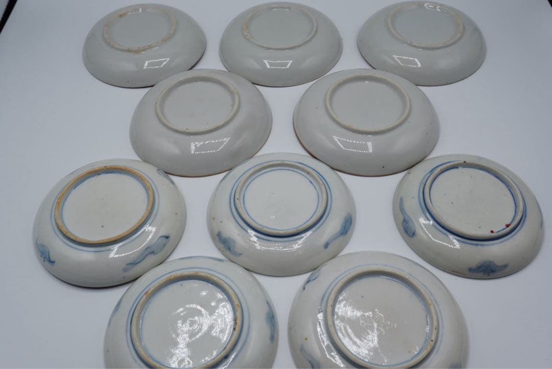 古伊万里皿　明治時期　10枚セット　小皿