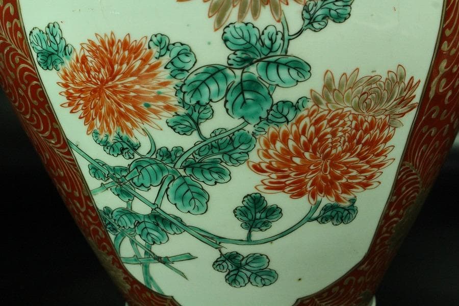 古伊万里 金彩 纏枝蓮花紋 沈香壷 コレクター蔵品(K-YC531)