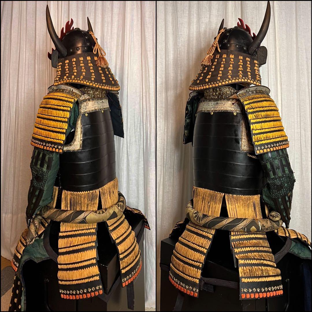 『連休お値引き』江戸後期【本多家ゆかり 鎧】日本甲冑【等身大】鎧 一式