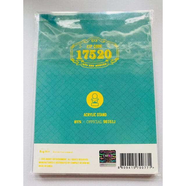 公式 BTS 2ND MUSTER 17520 アクリルスタンド ジン ソクジン