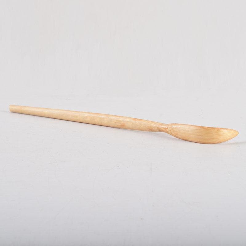 茶道具 茶杓 銘「八千代」 前大徳 横井明堂書付 共筒共箱 V 8763