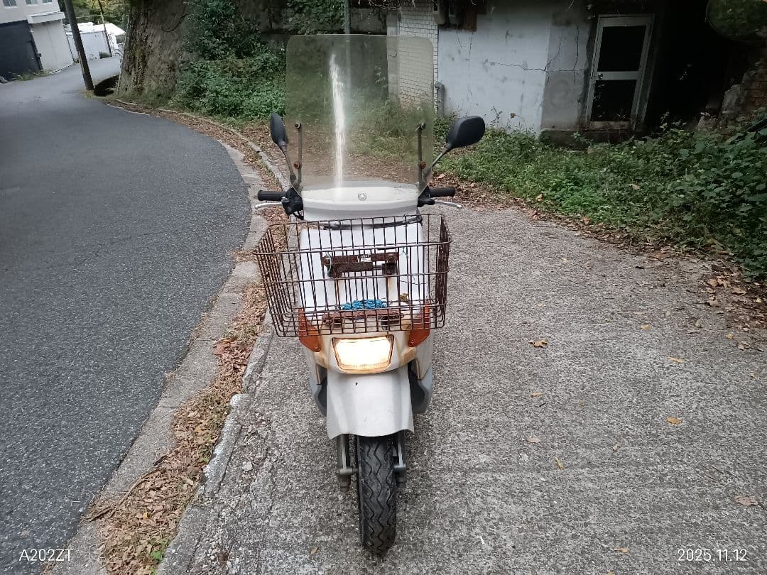 YAMAHA ヤマハ RZ50 純正タンク キー付き コック付き ドリームカラー