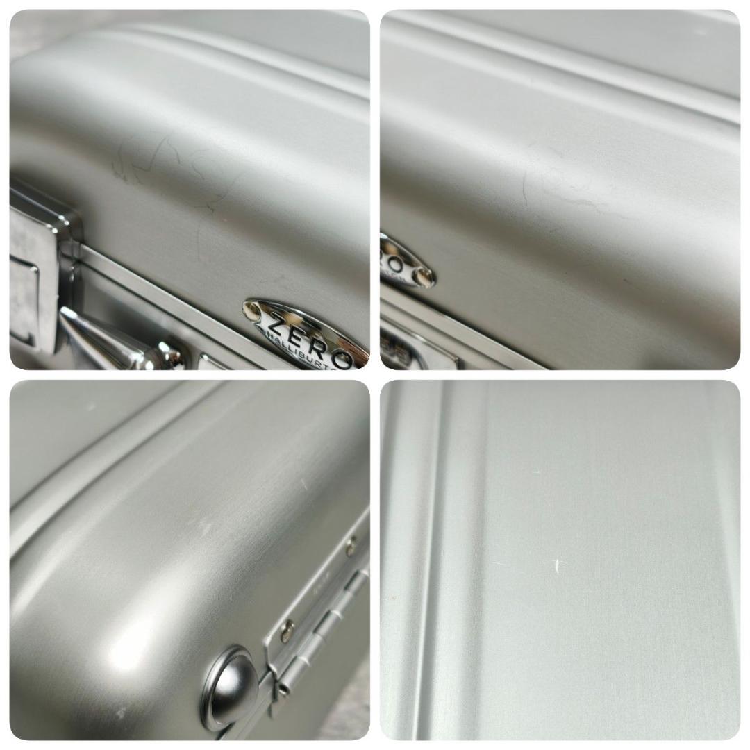 【美品】ゼロハリバートン ミニアタッシュケース カメラケース シルバー