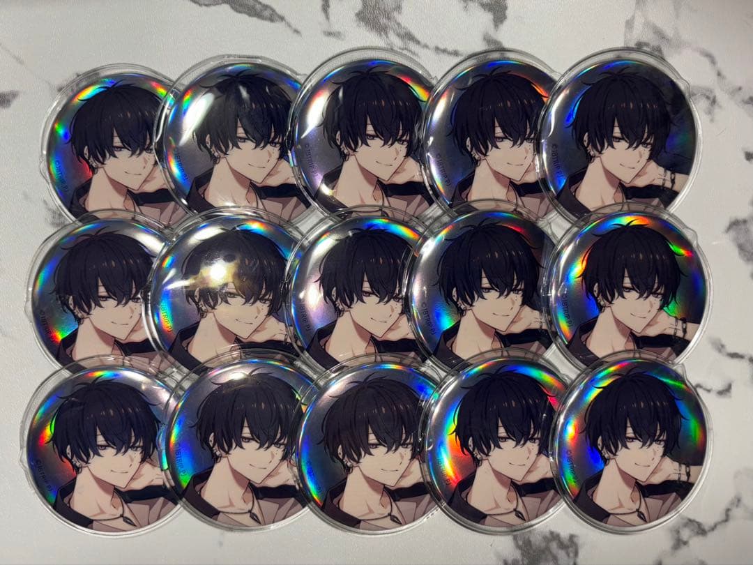 CLAMP ジュエリー缶バッジ CLOVER