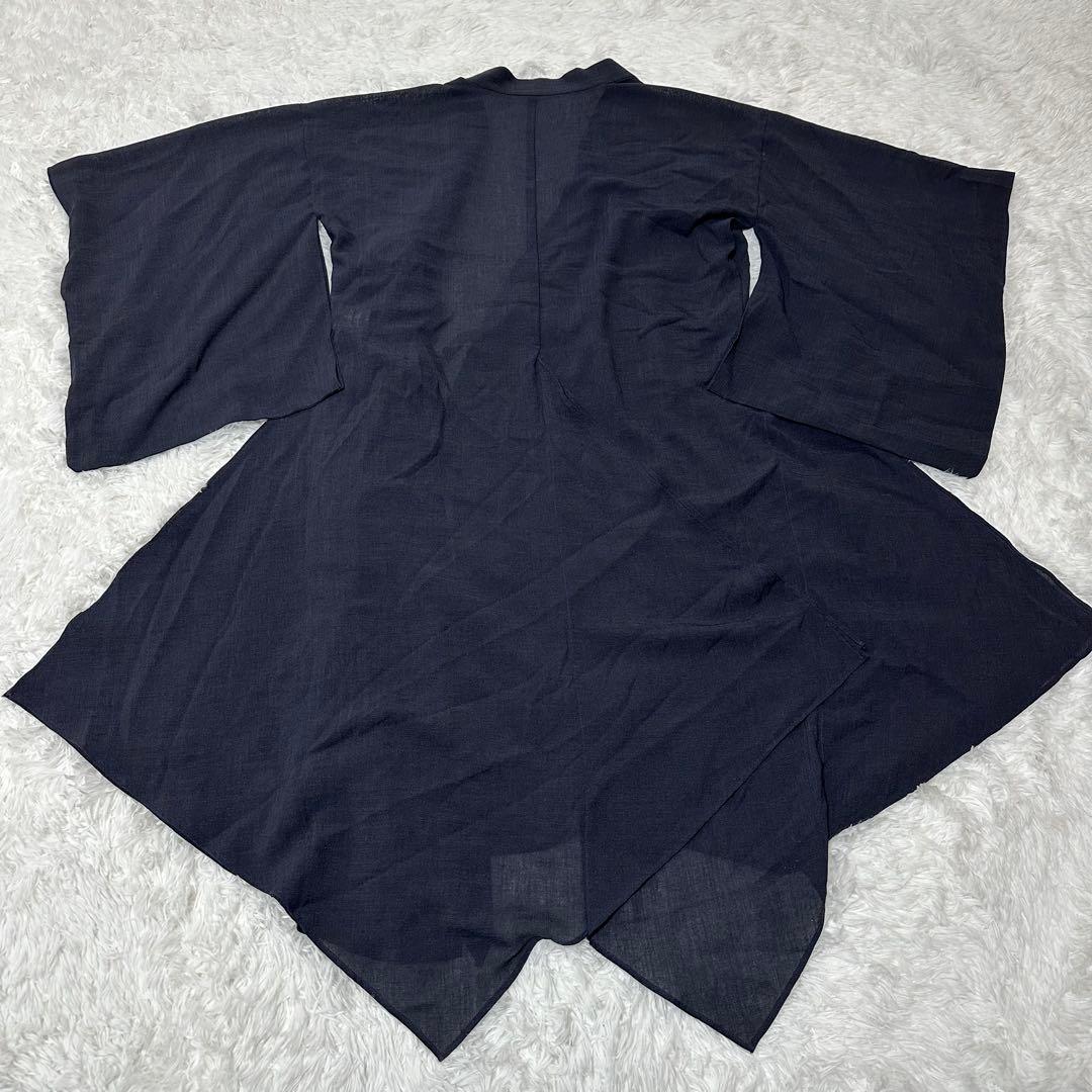 ハザマ 揺方 2018ss 帯 ブラック イエロー トリアセテート 黒 無地