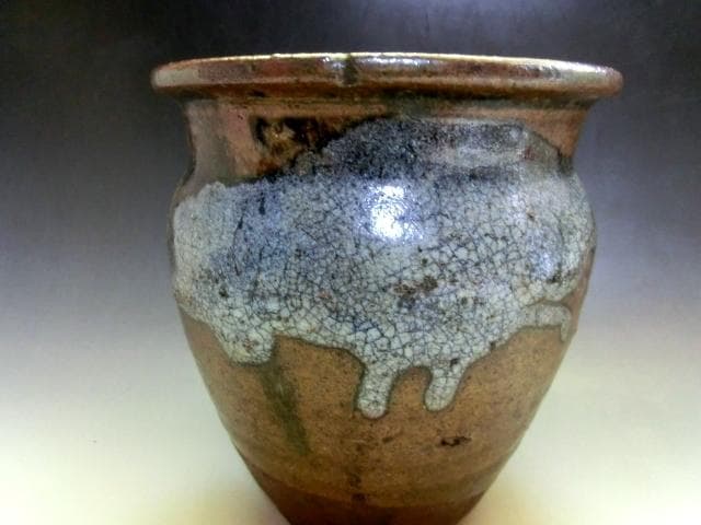 骨董 アンティーク 丹波 白丹波 古丹波 徳利 酒器 花器 民芸 民藝 白丹波