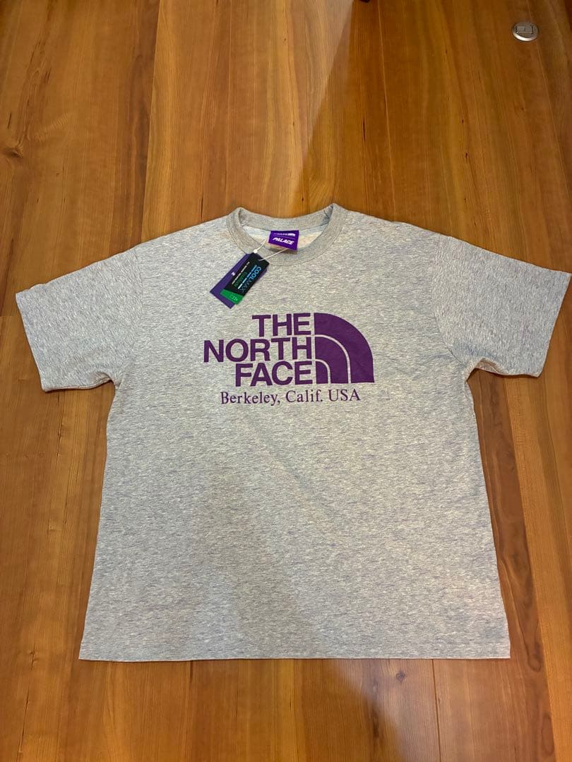 The north face × palace Tシャツ Palace x The North Face Purple Label H/S Logo T-shirt Purple Men's
