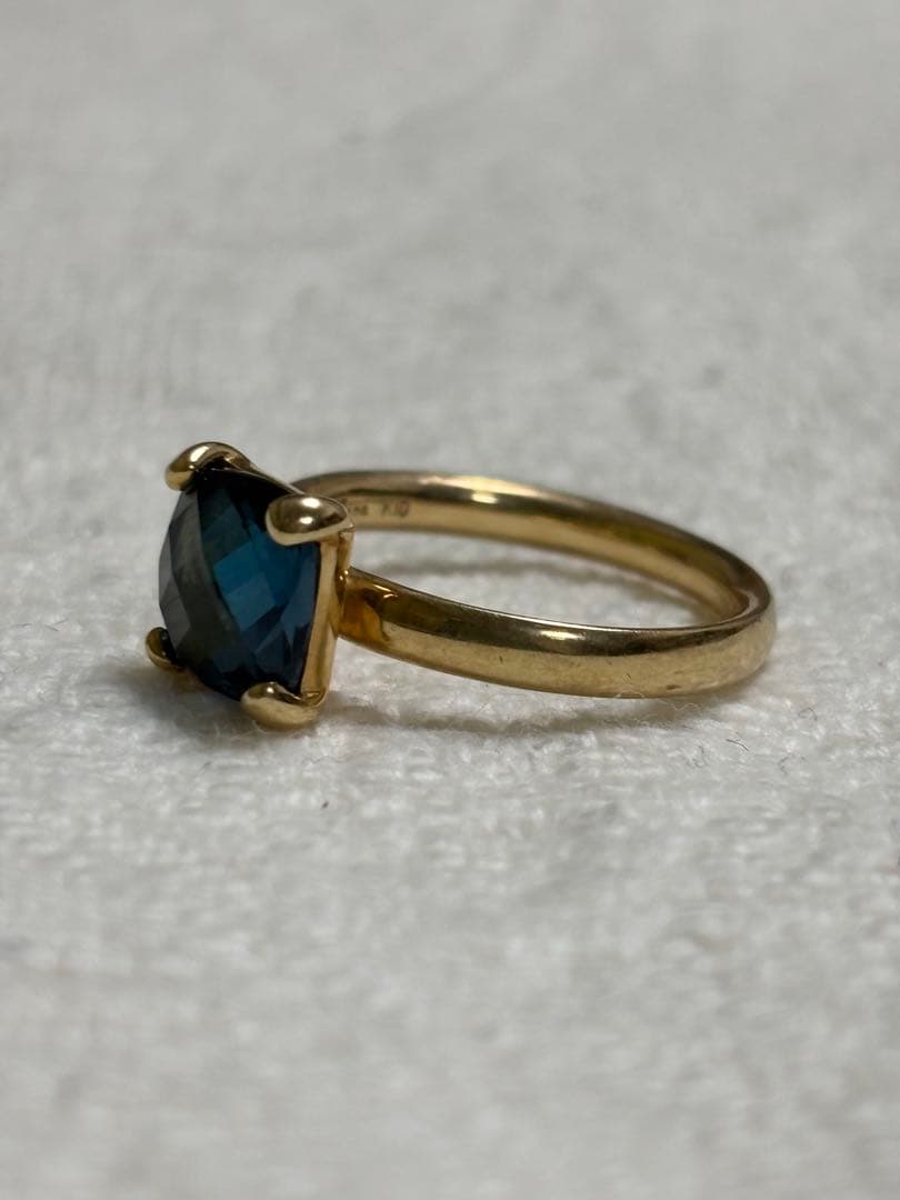 ルジアダ　ブルーロンドントパーズリング　10K