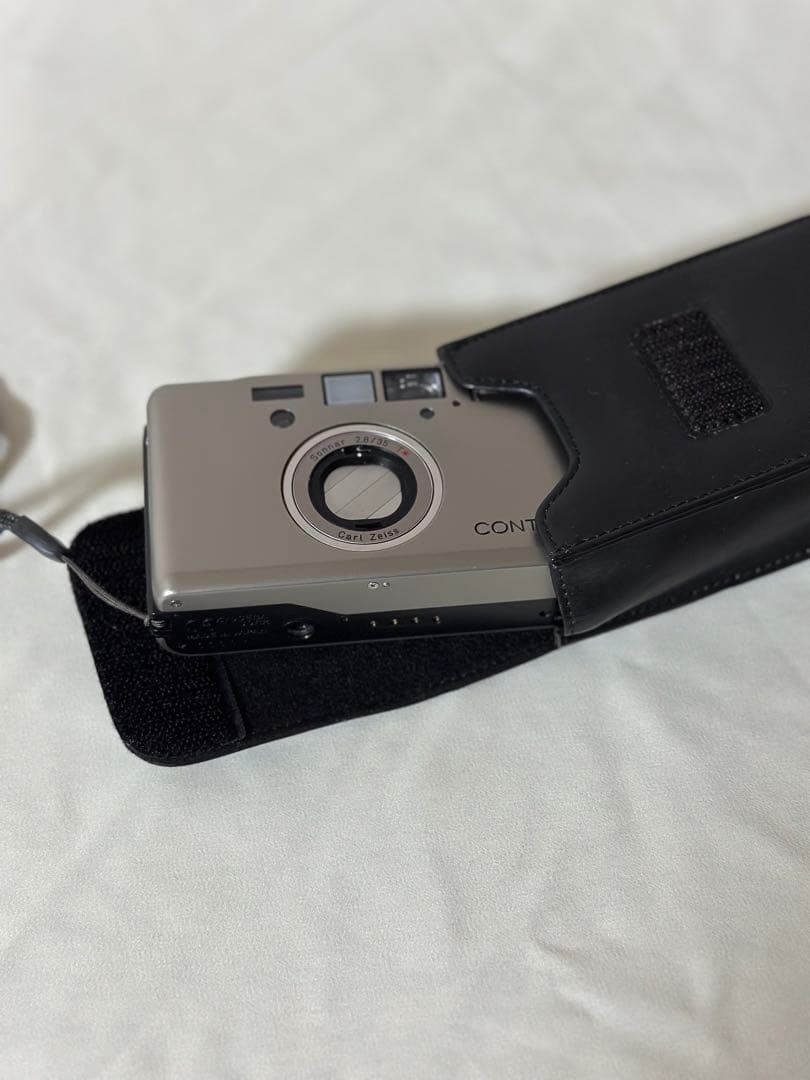 美品】箱・ケース・当時の値札付 CONTAX T3 フィルムカメラ シルバー