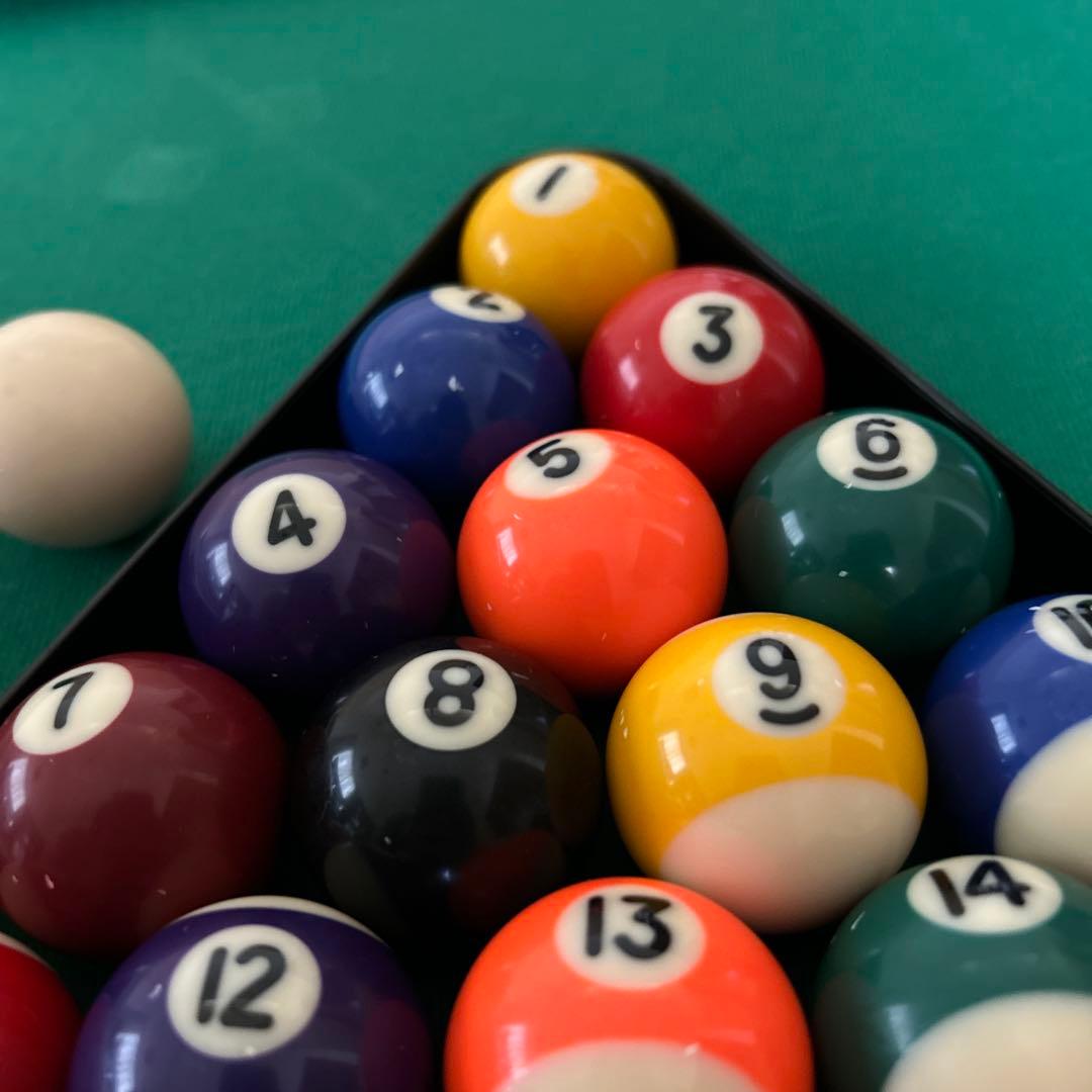 ビリヤード台 セット 組み立て式 入門本付き 家庭用 本格的