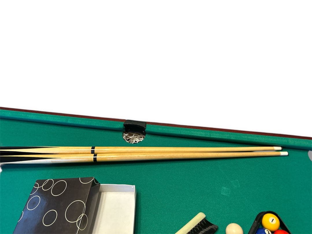 ビリヤード台 セット 組み立て式 入門本付き 家庭用 本格的