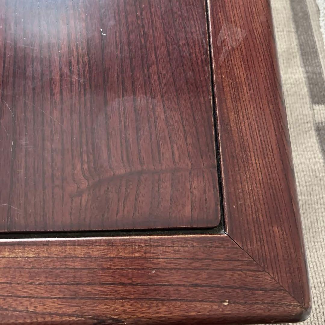 たのメル便 1950年代昭和レトロ 紫檀 ダークブラウン座卓 紫檀