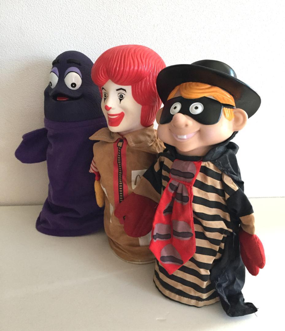 93年 McDonald's ハンドパペット マクドナルド ロナルド グリマス