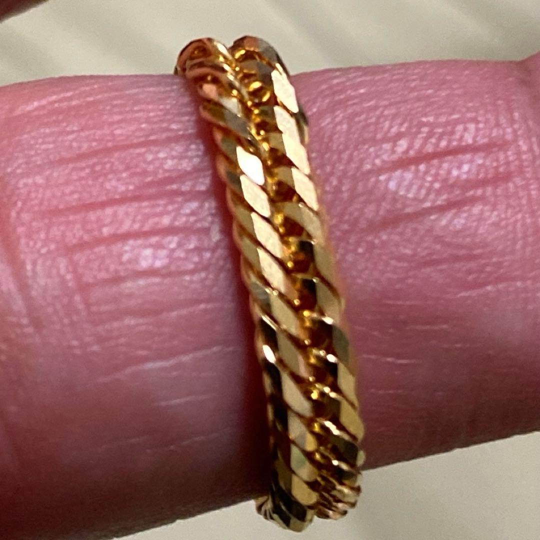 K18喜平　リング3.2g 新品未使用品　男女兼用　トリプル2面喜平