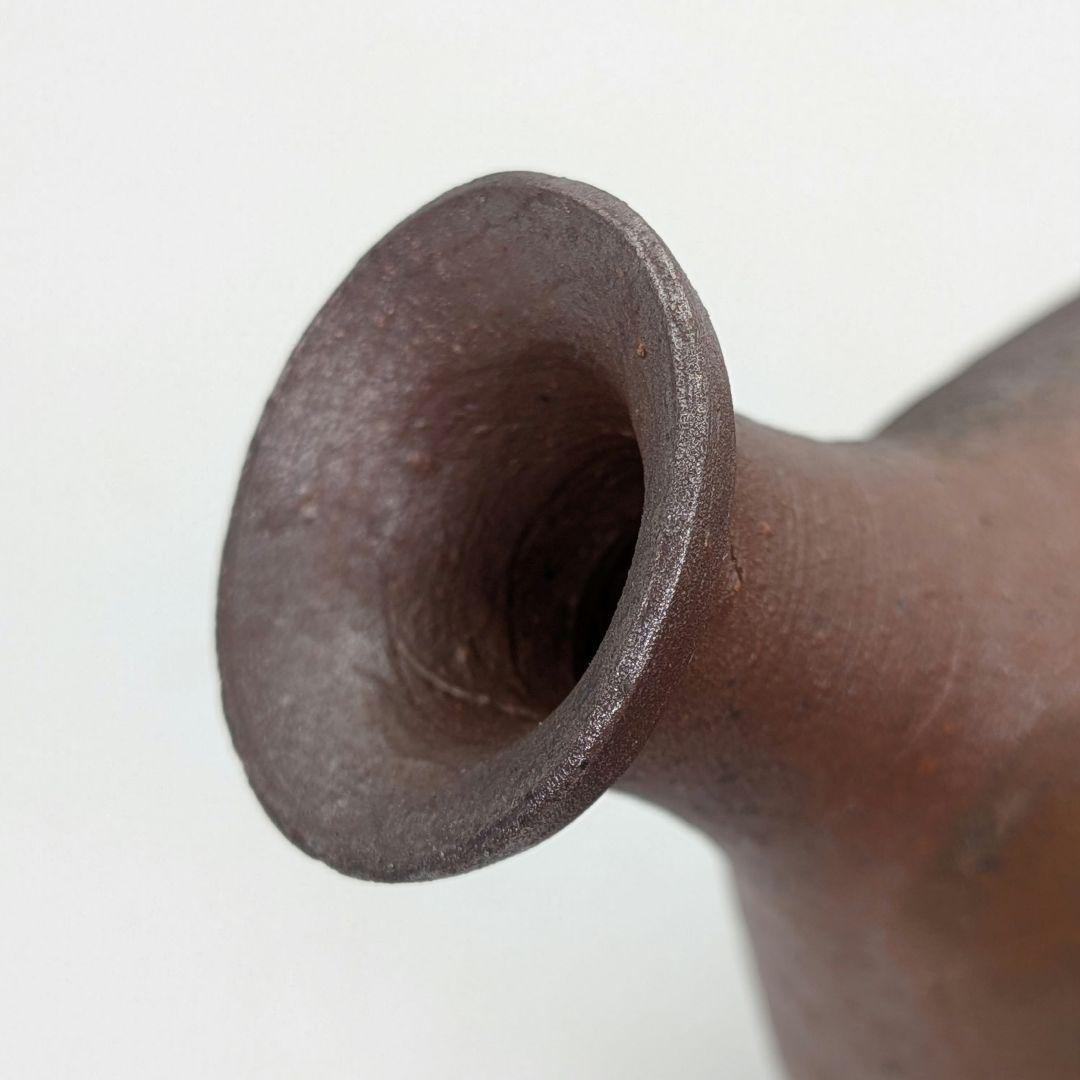 人間国宝 藤原雄 備前焼 徳利 用心箱合布 とっくり 酒器 食器 一輪挿し花