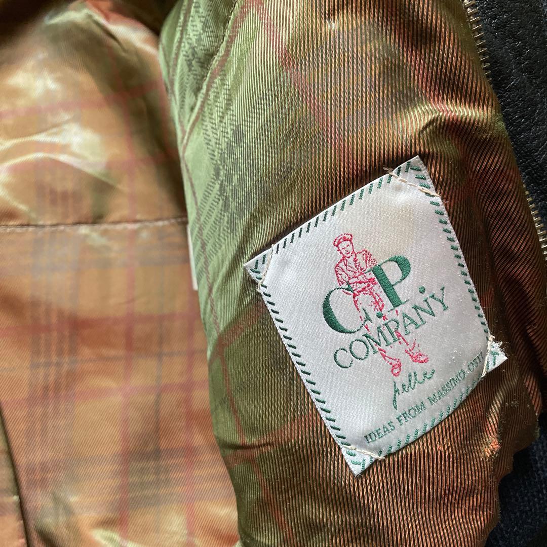 【希少】80年代 C.P.Company レザーブルゾン ジャケット 50