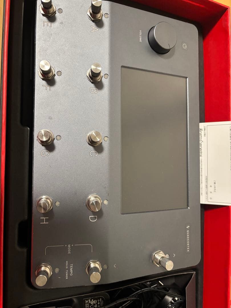 Quad Cortex ベースプレート&オヤイデ電気のケーブル付き