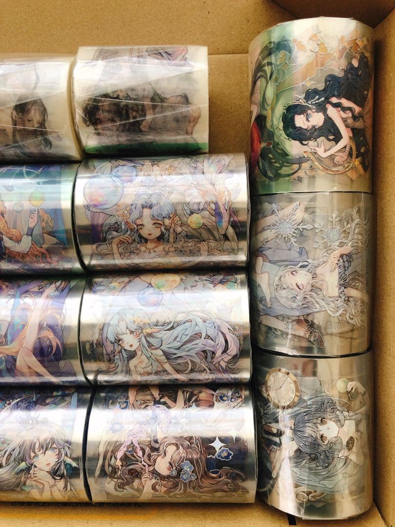 ★本日限定価格★【墨魚さんセット】海外マステ 人物マステ15巻 新品 まとめ売り