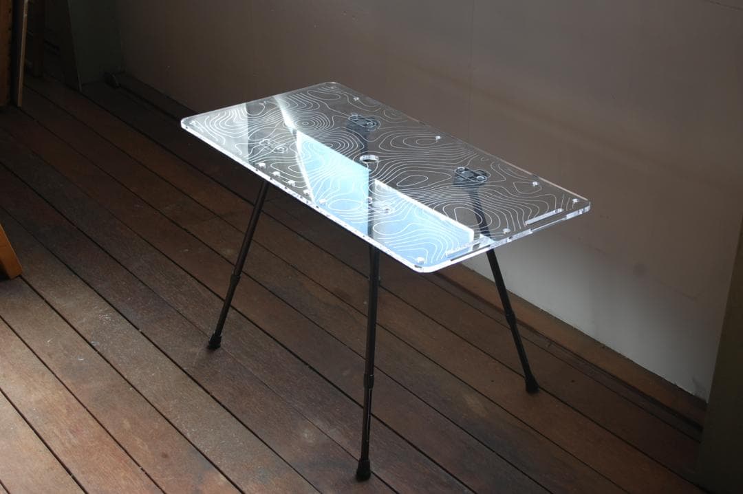 22000円→アウトレットSALE！アクリルキャンプテーブル80ｘ40ｃｍ 22000円→アウトレットSALE！アクリルキャンプテーブル80x40cm
