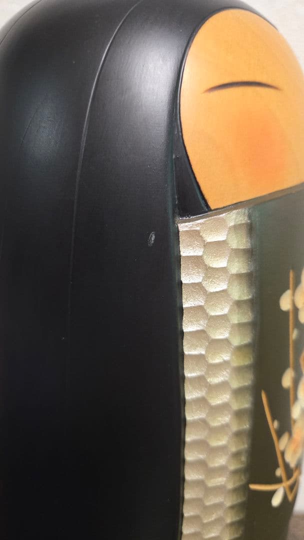 創作こけし 野沢薫 内閣総理大臣賞受賞作家 コケシ 32cm 大型