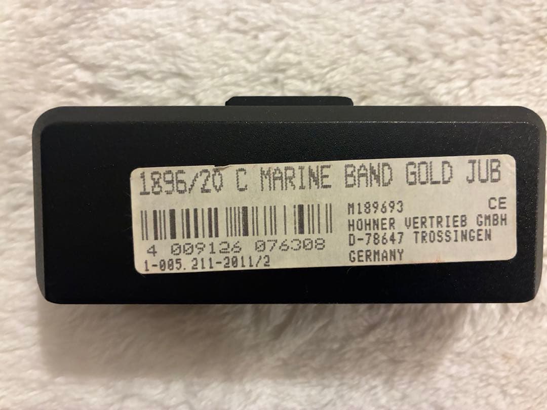 管楽器・吹奏楽器 M. Hohner Marine Band Gold 1896/20 C