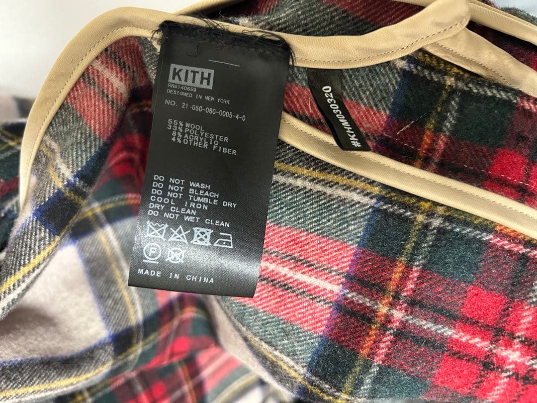 Kith チェック柄 フランネルシャツジャケット